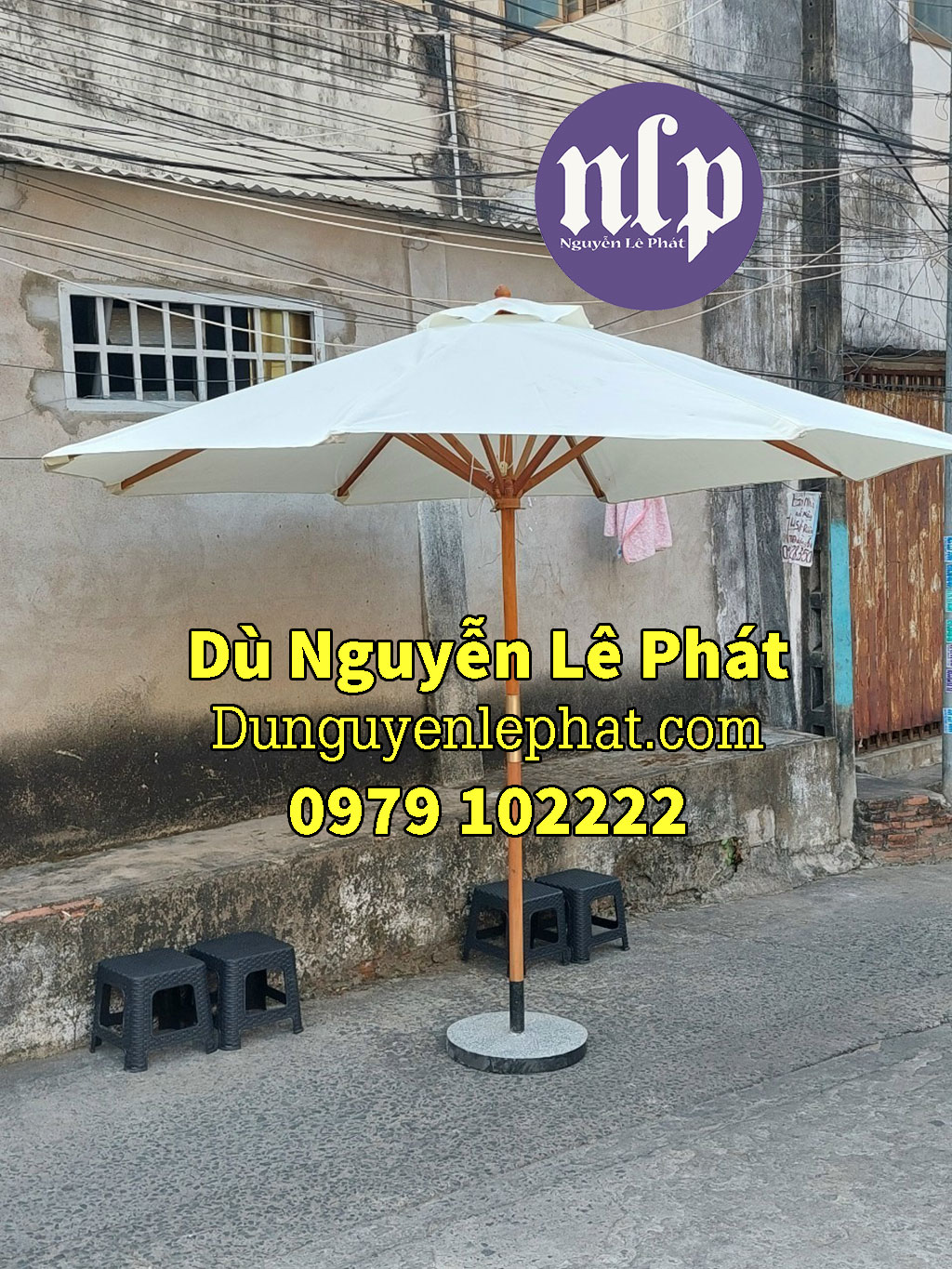 Dù che nắng tâm tròn Dù che nắng tâm tròn