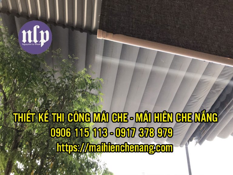 Chuyên lắp đặt Mái kéo di động, Mái kéo xếp lượn sóng ngoài trời giá rẻ, hàng chính hãng, nhận thiết kế theo yêu cầu