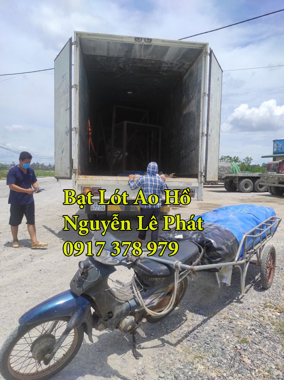 Bạt lót ao hồ nuôi cá chứa nước Đồng Nai Bạt lót ao hồ nuôi cá chứa nước Đồng Nai