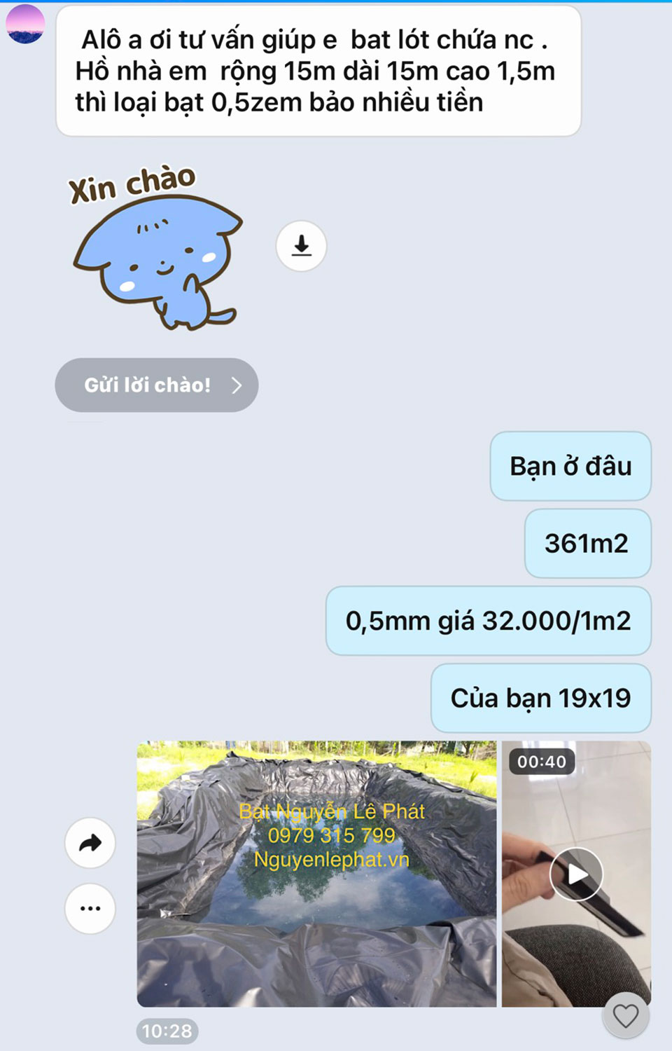 Bạt Lót Hồ Chứa Nước Tại Định Quán Xuân Lộc Đồng Nai Bạt Lót Hồ Chứa Nước Tại Định Quán Xuân Lộc Đồng Nai