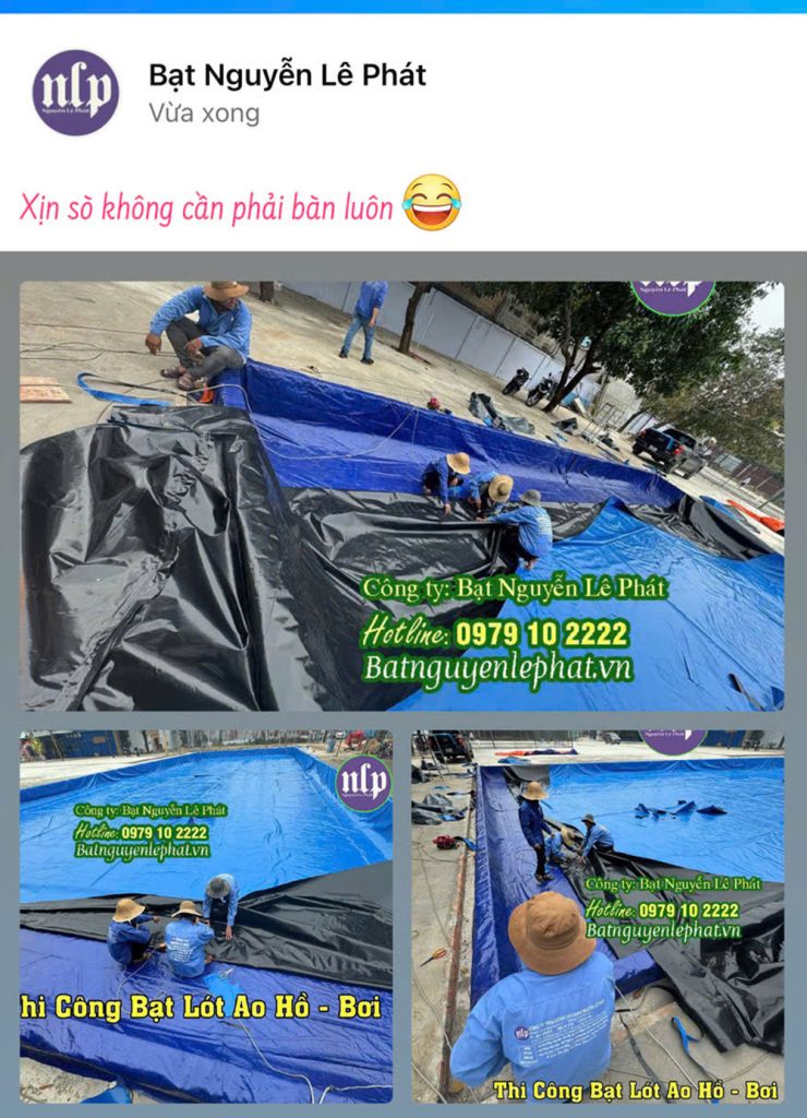 Báo Giá Bán Màng Bạt HDPE TPHCM Chống Thấm Dày 12mm 0.75mm