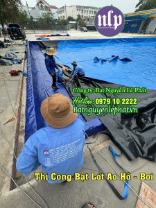 Thi Công Lót Bạt Ao Hồ Nuôi Cá Tôm Chứa Nước Chống Thấm Phan Thiết