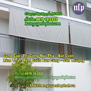 Báo Giá Rèm Bạt Che Nắng Cửa Sổ Bán Công Tại TPHCM