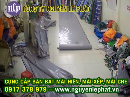 Gia Công May Ép Bạt Xếp Bạt Kéo Mái Che Tại Bình Dương, Bạt Che Nắng Mưa Tự Cuốn Bình Dương