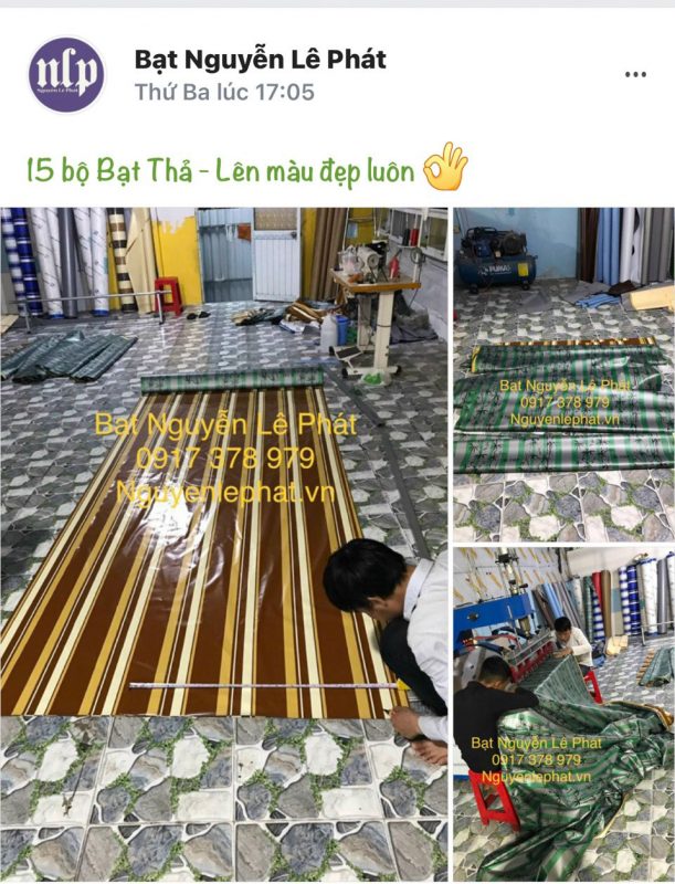 Xưởng May Ép Bạt Mái Xếp Bạt Kéo Thả Che Nắng Hiên Ngoài Trời Ninh Thuận