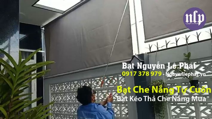 Bạt Che Nắng Mưa Tự Cuốn Hóc Môn, Bạt Mái Thả Che Ngoài Trời tại Hóc Môn