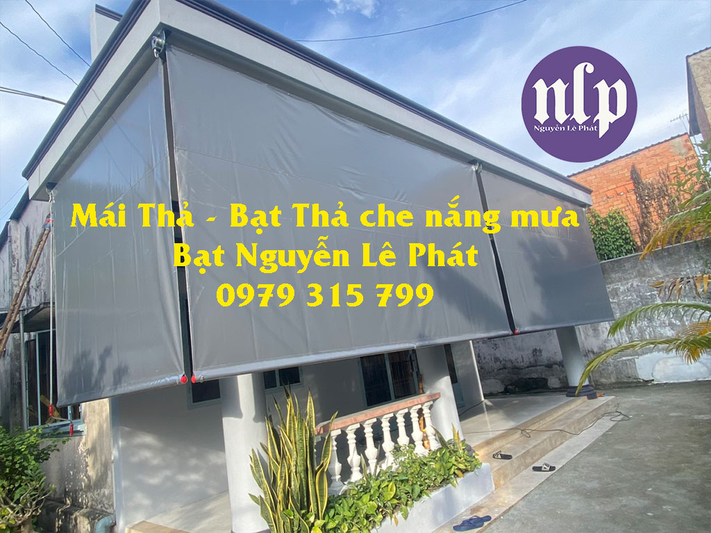 Bạt Thả Bạt Cuốn Mái Hiên Che Nắng Bình Thắng Bình Hòa Dĩ An
