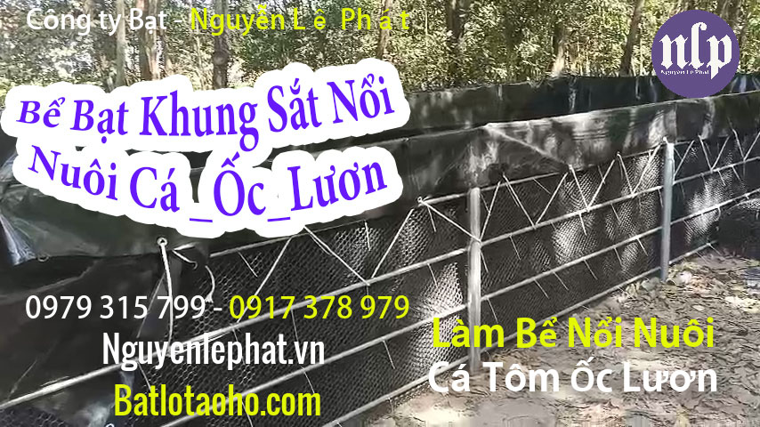 Báo giá bán Bạt lót hồ cá HDPE, bạt nhựa lót ao, màng chống hồ cá