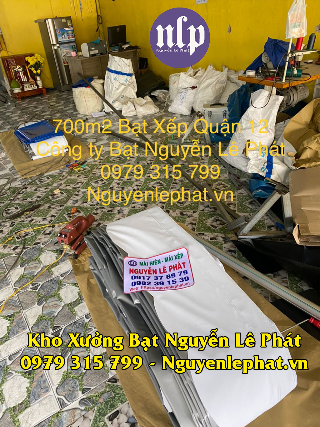 Báo giá may ép bạt mái hiên mái xếp Báo giá may ép bạt mái hiên mái xếp