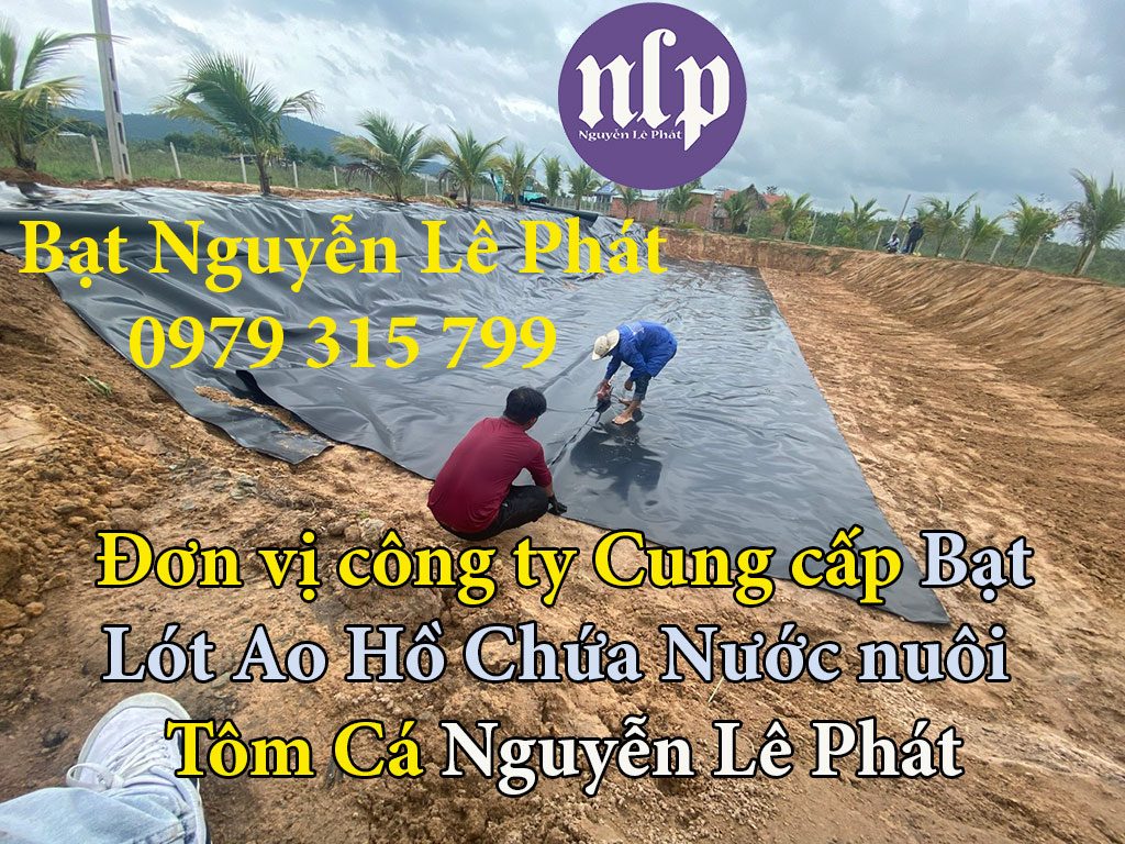 Bạt lót hồ chứa nước tại Bạc Liêu