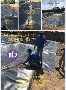 Bạt lót ao hồ chứa nước nuôi cá tại Bến Cát