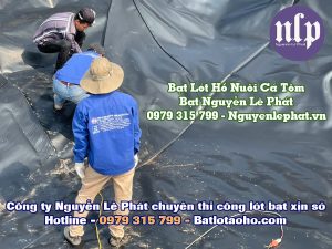 Bạt Lót Hồ Chứa Nước Nuôi Cá tại Bình Thuận