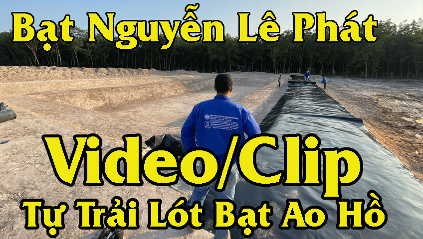 Thi công lót bạt ao hồ nuôi cá ở Lâm Đồng Bảo Lộc