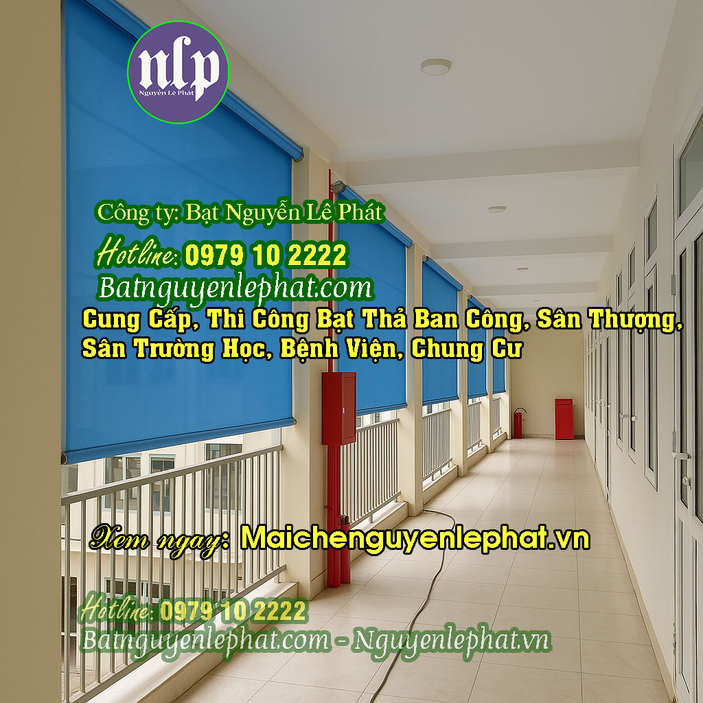 Bạt che nắng mưa khổ 6m Long An Bạt che nắng mưa khổ 6m Long An