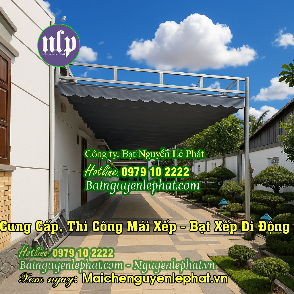 thi công mái che di động – mái xếp tại Bình Phước thi công mái che di động – mái xếp tại Bình Phước