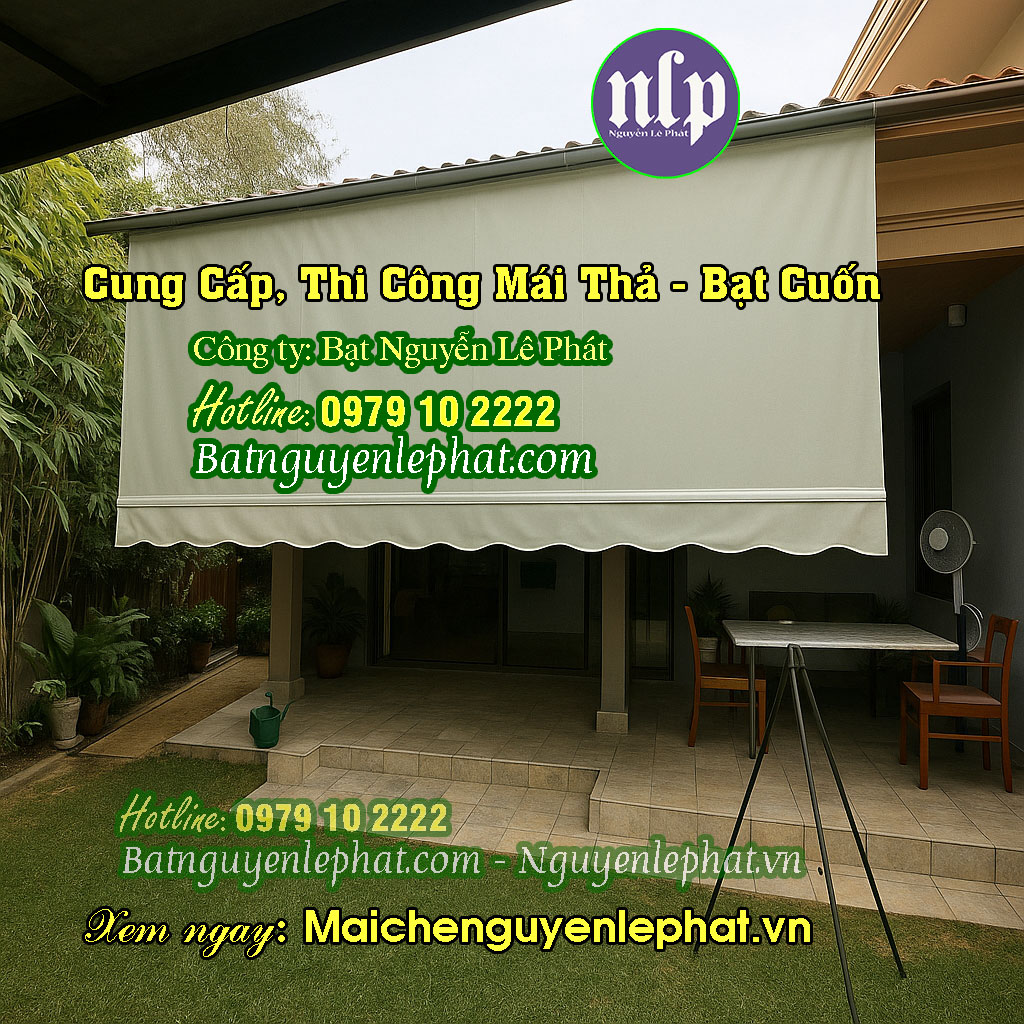 Bạt thả che nắng mưa sân trường học Dầu Tiếng Bạt thả che nắng mưa sân trường học Dầu Tiếng