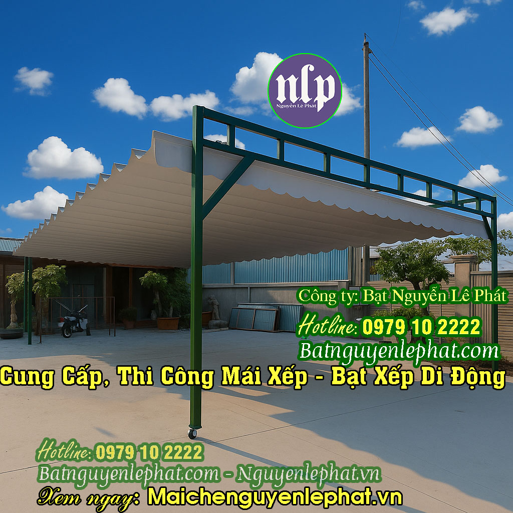 Lắp bạt mái che bạt kéo ngoài trời Dầu Tiếng Lắp bạt mái che bạt kéo ngoài trời Dầu Tiếng