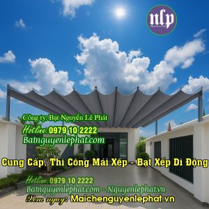 Lắp Đặt Mái Hiên Mái Xếp Bạt Kéo Che Nắng Tại Dầu Tiếng Giá Rẻ
