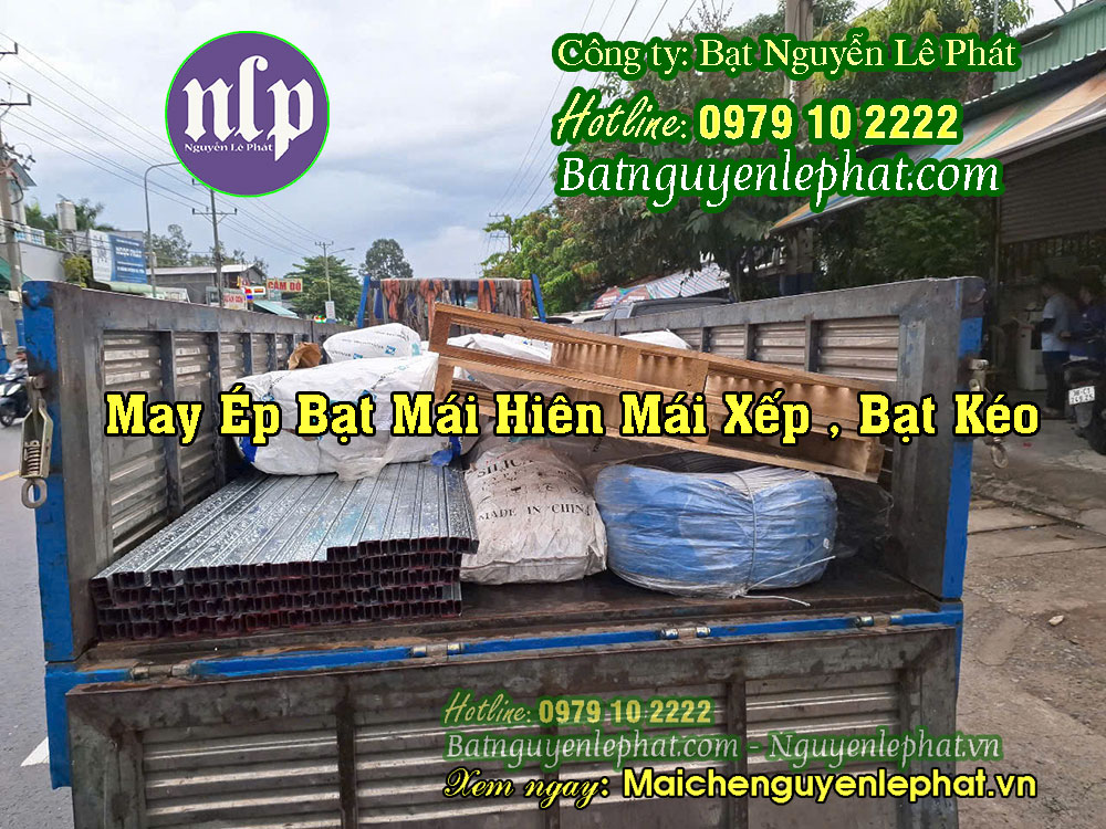May bạt mái hiên mái xếp tại Dầu Tiếng May bạt mái hiên mái xếp tại Dầu Tiếng