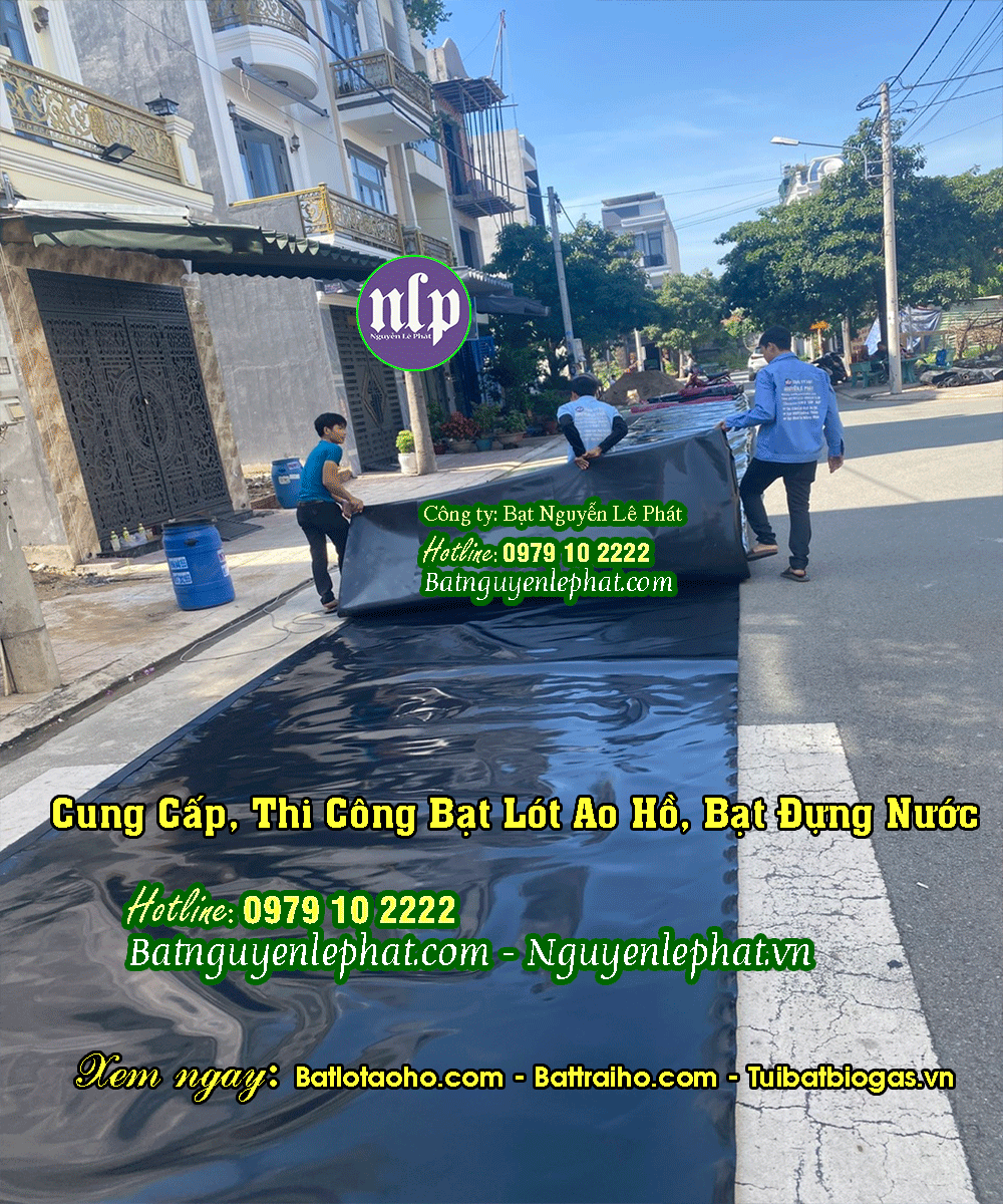 Ưu điểm của bạt lót ao hồ HDPE chứa nước ở Kon Tum Ưu điểm của bạt lót ao hồ HDPE chứa nước ở Kon Tum