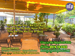 Thay Bạt Kéo Mái Che Dù Che Nắng Tại Trà Vinh