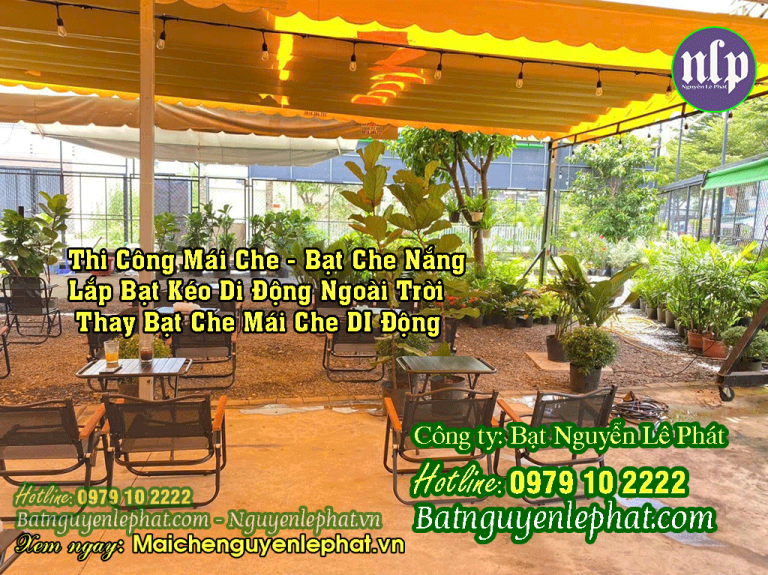 Thay Bạt Kéo Mái Che Dù Che Nắng Tại Trà Vinh