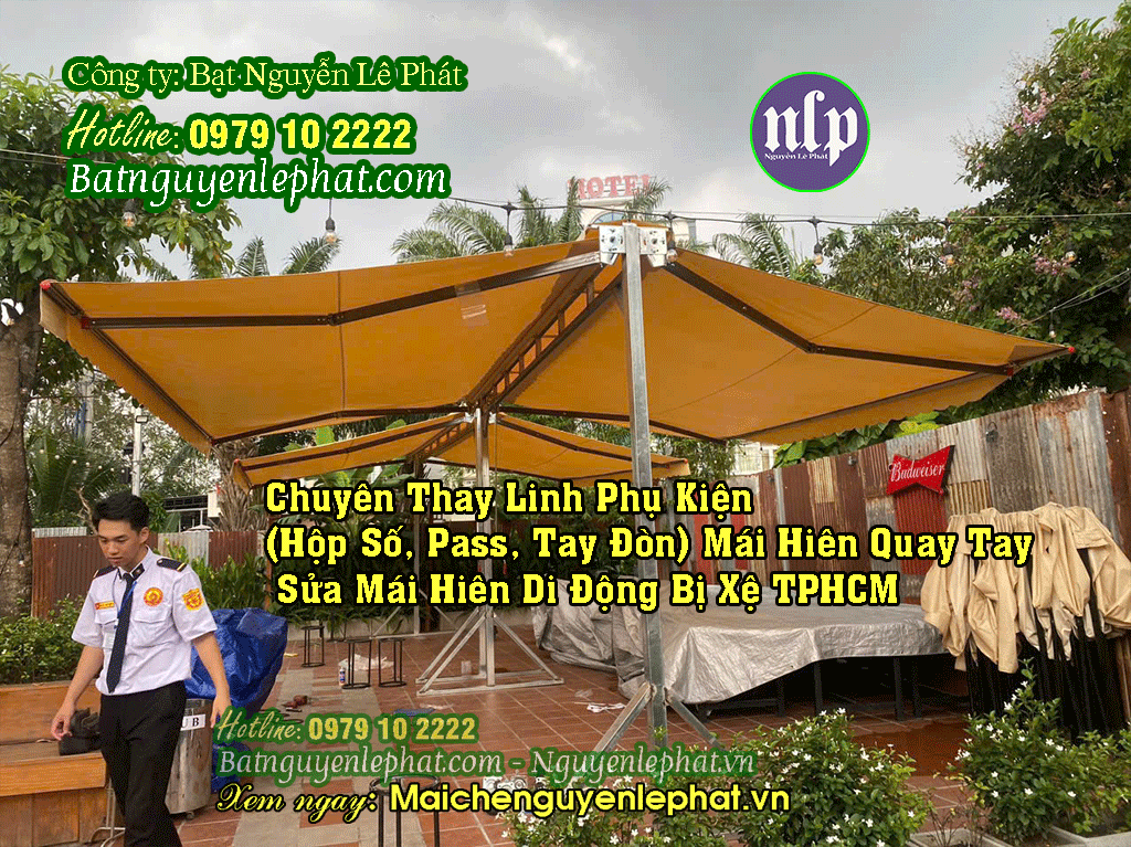 Mái xếp bạt kéo Mái xếp bạt kéo