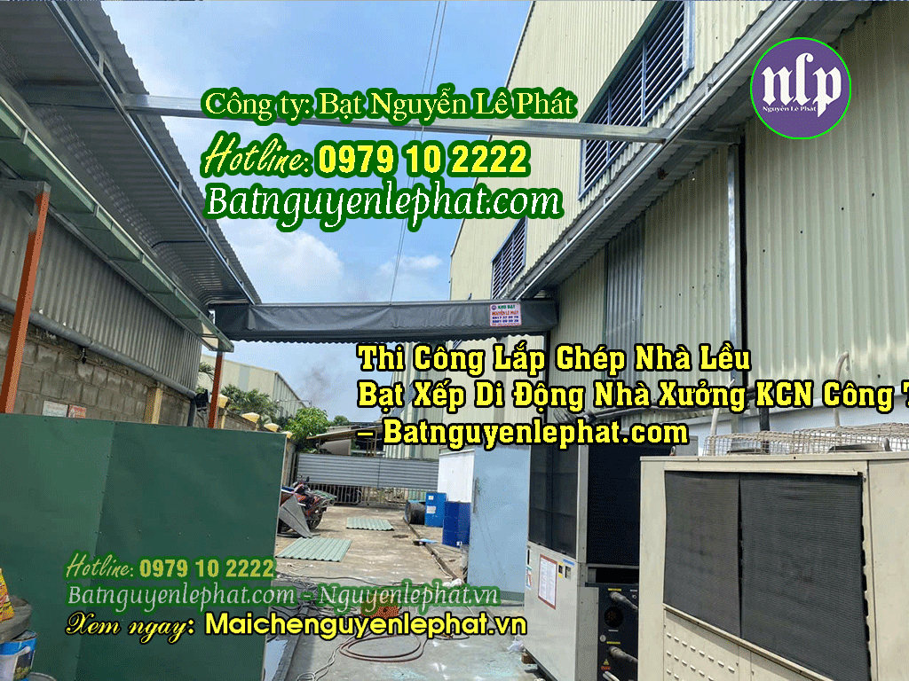 bạt kéo mái hiên, mái bạt xếp, mái xếp lượn sóng tại Thủ dầu một Bình Dương