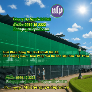 Lưới Chắn Bóng Sân Pickleball Giá Rẻ