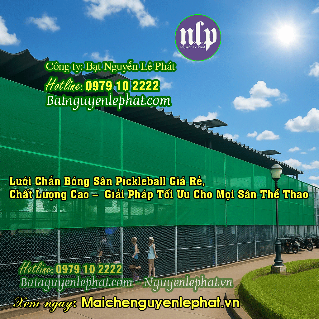 Lưới Chắn Bóng Sân Pickleball Giá Rẻ