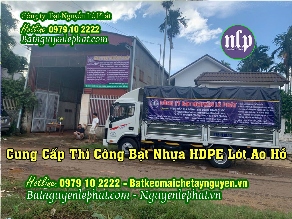 Địa Chỉ Bán Bạt HDPE Lót Hồ Chứa Nước Tại Đắk Lắk